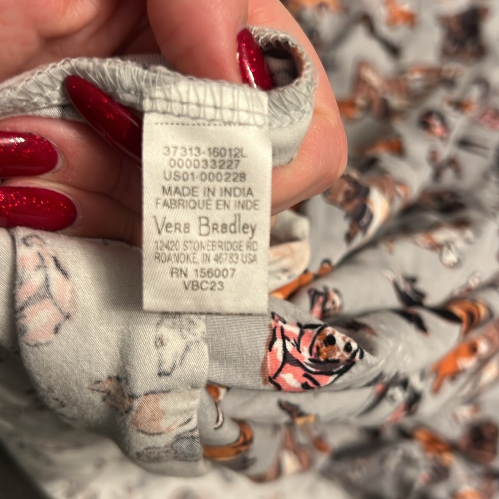 Vera Bradley Dog Pattern Sleep Shirt - Picture 5 of 5